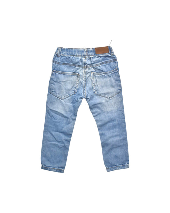 A Blue Jeans from Bout'Chou in size 18-24M for boy. (Back View)