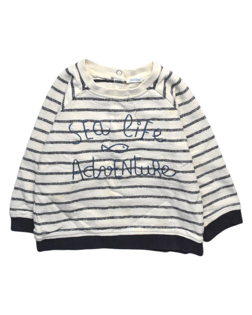 A Blue Sweatshirts from Bout'Chou in size 18-24M for girl. (Front View)