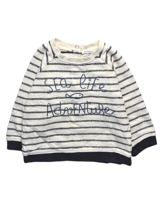 A Blue Sweatshirts from Bout'Chou in size 18-24M for girl. (Front View)