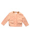 A Peach Puffer/Quilted Coats & Outerwear from Burberry in size 4T for girl. (Front View)