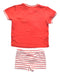 A Red Shorts Sets from Tutto Piccolo in size 12-18M for boy. (Back View)