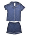 A Navy Pyjama Sets from Mon Petit Jardin in size 5T for neutral. (Front View)