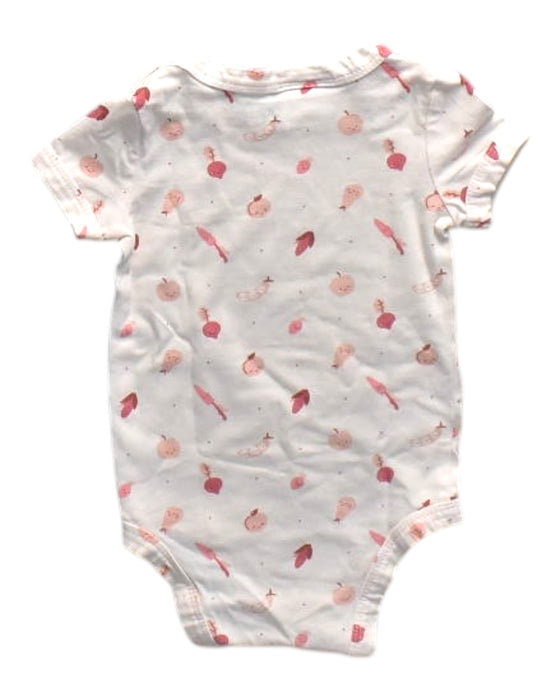 A White Short Sleeve Bodysuits from Marquise in size 6-12M for neutral. (Back View)