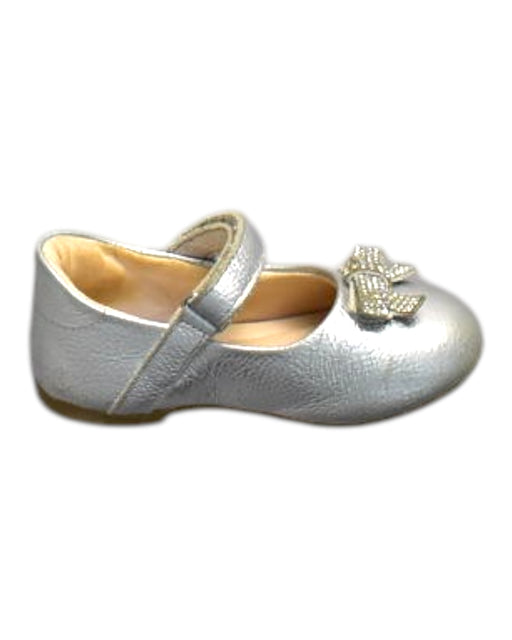 A Silver Dress Shoes from Bibi in size 18-24M for girl. (Front View)