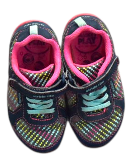 A Multicolour Sneakers from Stride Rite in size 18-24M for girl. (Back View)