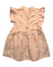 A Peach Short Sleeve Dresses from Maison Q in size 4T for girl. (Back View)