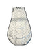 A White Sleepsacs from Swaddle Designs in size 3-6M for neutral. (Front View)