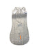 A Grey Sleepsacs from Swaddle Me in size 3-6M for neutral. (Front View)