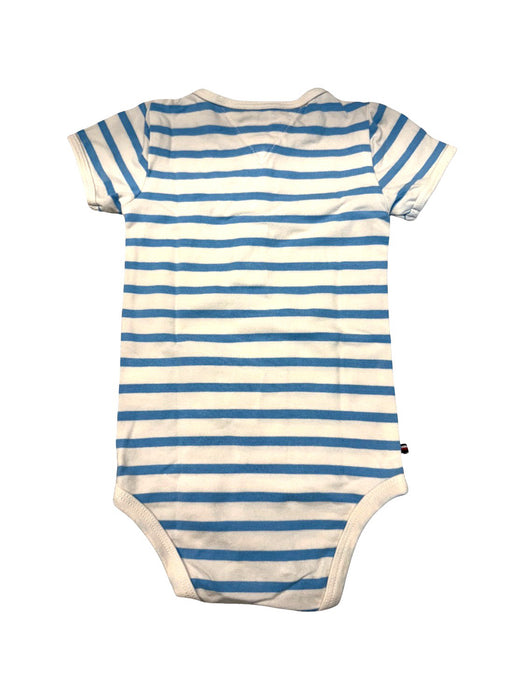 A Blue Short Sleeve Bodysuits from Tommy Hilfiger in size 3-6M for boy. (Back View)