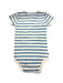 A Blue Short Sleeve Bodysuits from Tommy Hilfiger in size 3-6M for boy. (Back View)