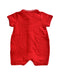 A Red Short Sleeve Rompers from Chateau de Sable in size 3-6M for boy. (Back View)