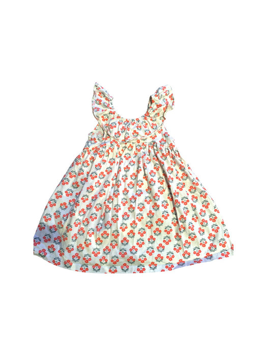 A White Sleeveless Dresses from Tea in size 18-24M for girl. (Back View)