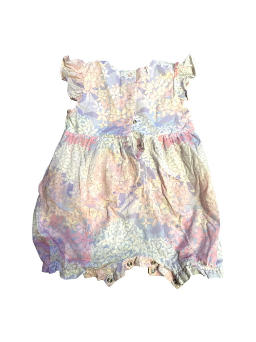 A Multicolour Sleveless Rompers from Hannabe in size 6-12M for girl. (Back View)