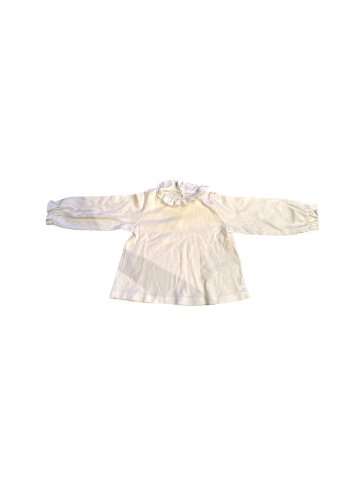 A White Long Sleeve Shirts from Petit Bateau in size 18-24M for girl. (Front View)