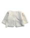 A White Cardigans from Petit Bateau in size 0-3M for girl. (Back View)