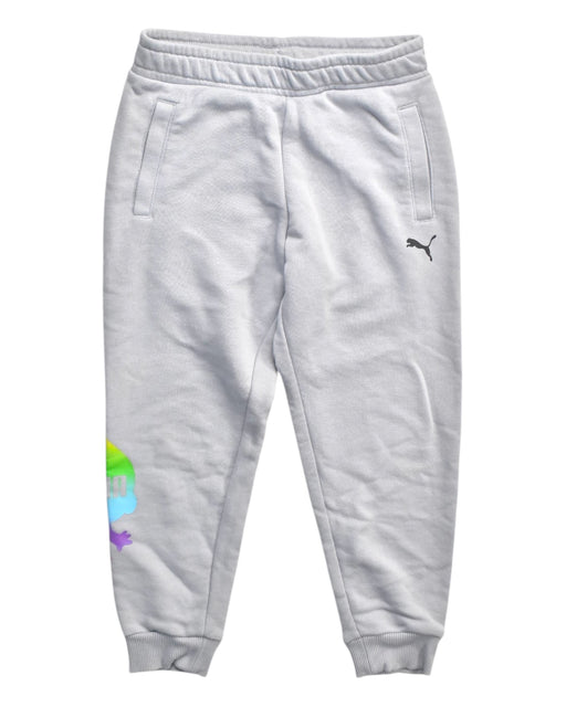 A Grey Sweatpants from Puma in size 4T for neutral. (Front View)