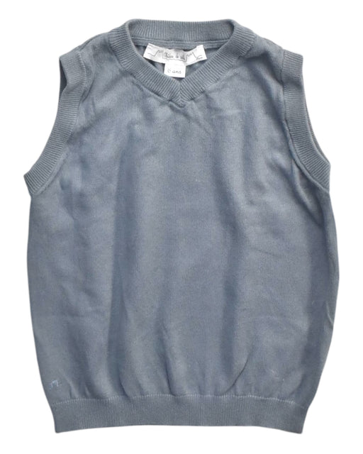 A Blue Dress Up Vests from Chateau de Sable in size 6T for boy. (Front View)