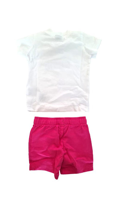 A White Shorts Sets from Puma in size 3-6M for girl. (Back View)