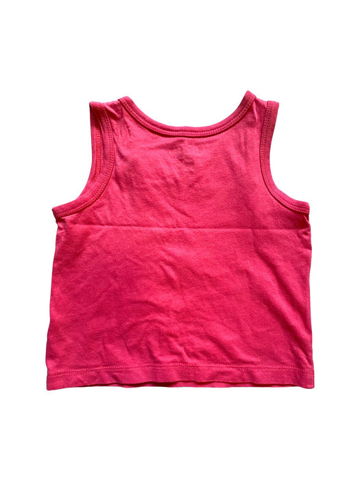 A Red Sleeveless T Shirts from Retykle in size 6-12M for boy. (Back View)