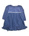 A Blue Long Sleeve Dresses from The Little White Company in size 12-18M for girl. (Front View)