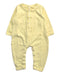 A Yellow Long Sleeve Rompers from Millk in size 12-18M for neutral. (Front View)