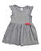 A White Sleeveless Dresses from Petit Bateau in size 4T for girl. (Front View)