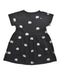 A Black Short Sleeve Dresses from Le Petit Society in size 3T for girl. (Back View)