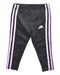 A Black Active Pants from Adidas in size 4T for girl. (Front View)