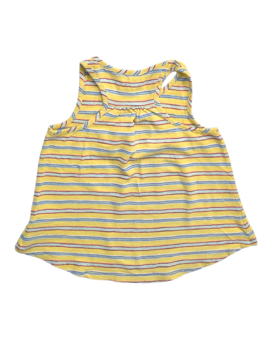 A Yellow Sleeveless Tops from Ralph Lauren in size 3T for girl. (Back View)