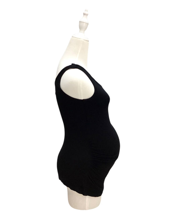 A Black Sleeveless Dresses from Seraphine in size Maternity-XS for maternity. (Front View)
