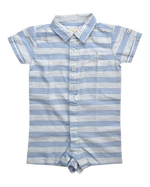 A Blue Short Sleeve Rompers from Hatley in size 6-12M for boy. (Front View)