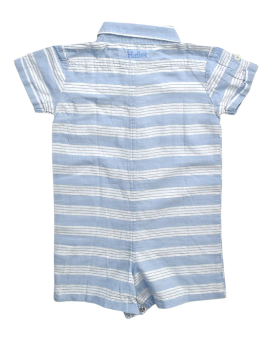 A Blue Short Sleeve Rompers from Hatley in size 6-12M for boy. (Back View)
