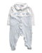 A White Onesies from Jojo Maman Bébé in size 3-6M for boy. (Front View)