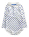 A White Long Sleeve Bodysuits from Petit Bateau in size 18-24M for boy. (Front View)