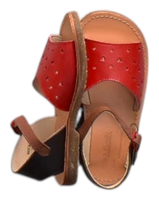 A Brown Sandals from We A Family in size 18-24M for girl. (Front View)