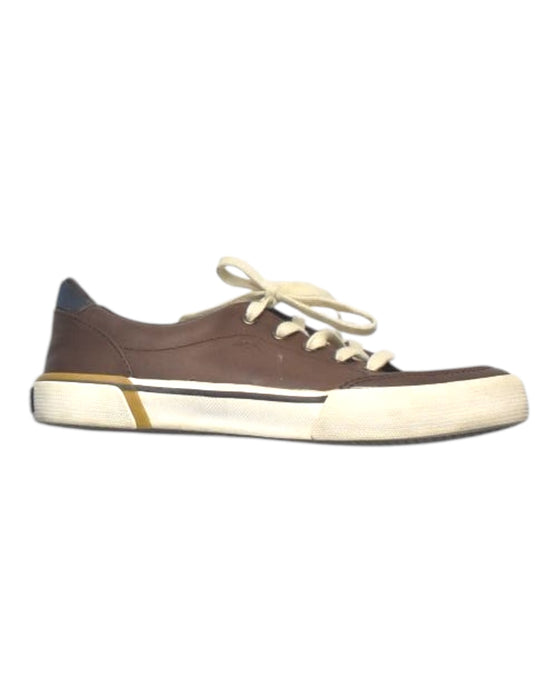 A Brown Sneakers from Sperry in size 9Y for girl. (Front View)