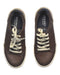 A Brown Sneakers from Sperry in size 9Y for girl. (Back View)