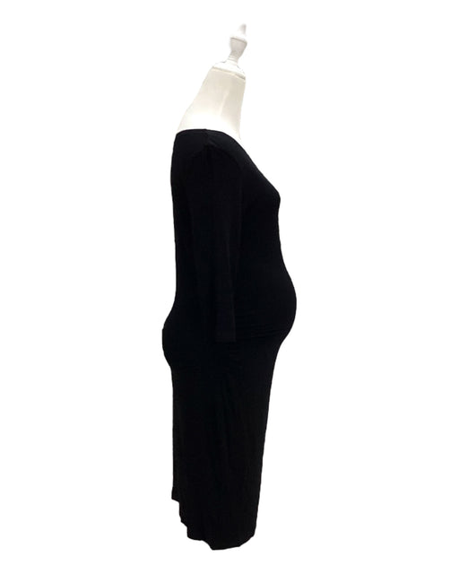 A Black Long Sleeve Dresses from Seraphine in size Maternity-S for maternity. (Front View)