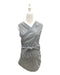 A Grey Sleeveless Rompers from Seraphine in size Maternity-M for maternity. (Back View)