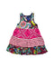 A Multicolour Sleeveless Dresses from Desigual in size 6T for girl. (Front View)