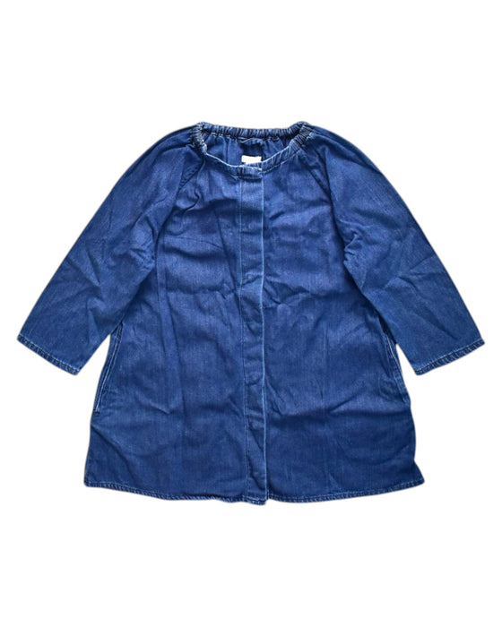 A Blue Long Sleeve Dresses from COS in size 4T for girl. (Front View)