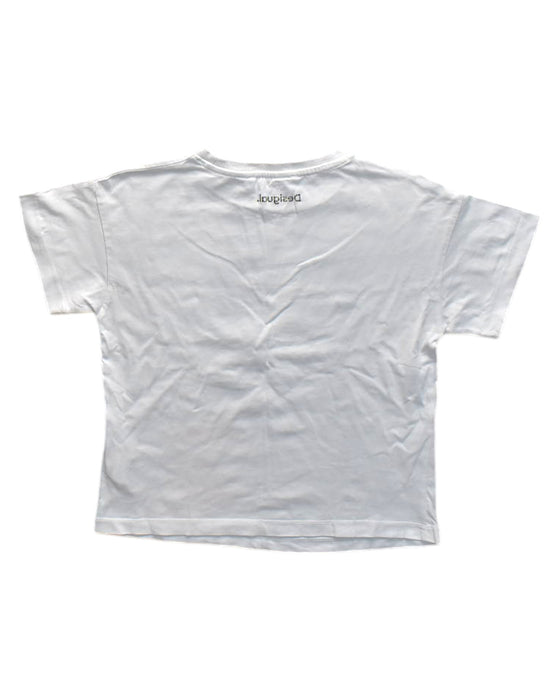 A Multicolour Short Sleeve T Shirts from Desigual in size 8Y for girl. (Back View)