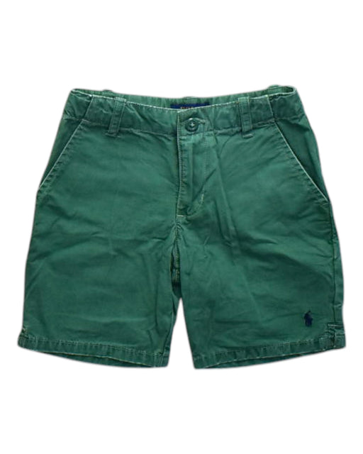 A Green Shorts from Polo Ralph Lauren in size 4T for boy. (Front View)