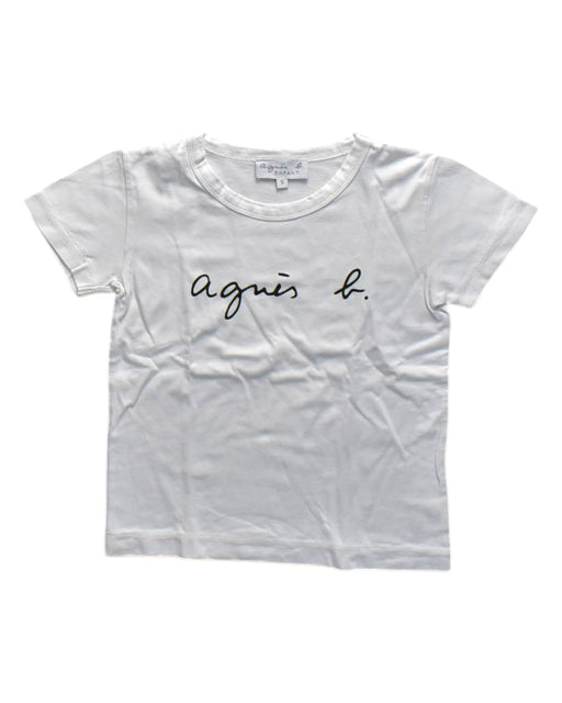 A White Short Sleeve T Shirts from Agnes B Enfant in size S for neutral. (Front View)