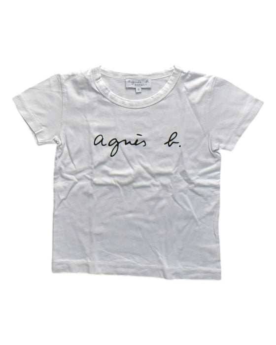 A White Short Sleeve T Shirts from Agnes B Enfant in size S for neutral. (Front View)