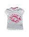 A White Short Sleeve T Shirts from Desigual in size 5T for girl. (Front View)
