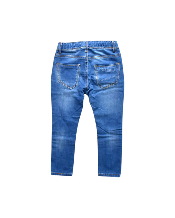 A Blue Jeans from Desigual in size 4T for neutral. (Back View)