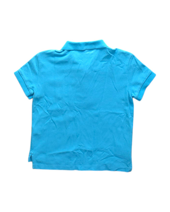 A Blue Short Sleeve Polos from Burberry in size 4T for boy. (Back View)