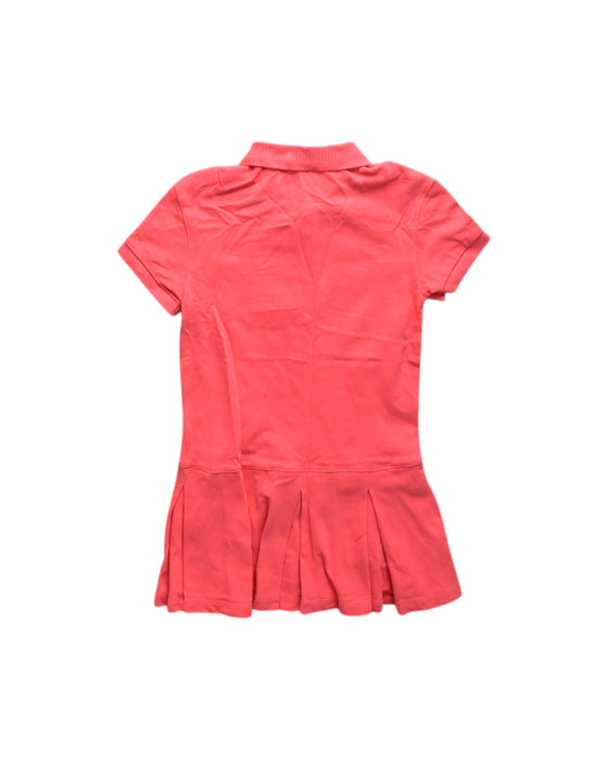 A Pink Short Sleeve Dresses from Burberry in size 6T for girl. (Back View)
