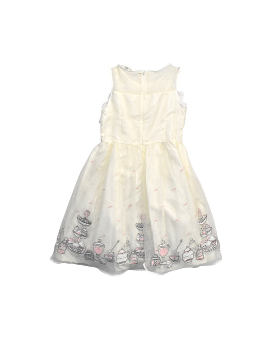 A White Sleeveless Dresses from Nicholas & Bears in size 10Y for girl. (Back View)
